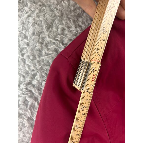 L.L. Bean Women’s M Regal Red Hooded Winter Coat Fleece Lined Storm Jacket - Picture 8 of 8